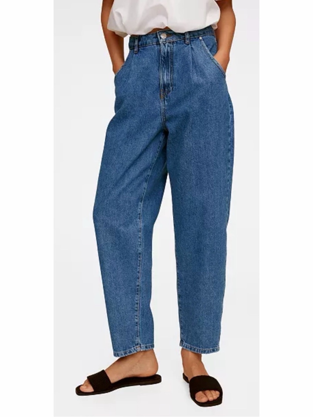 MNG Mango Regina Slouchy Jeans blue
